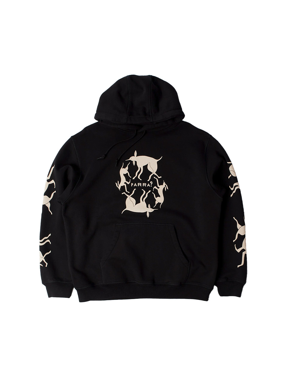 By Parra Non Grand Café Hooded Sweatshirt Black