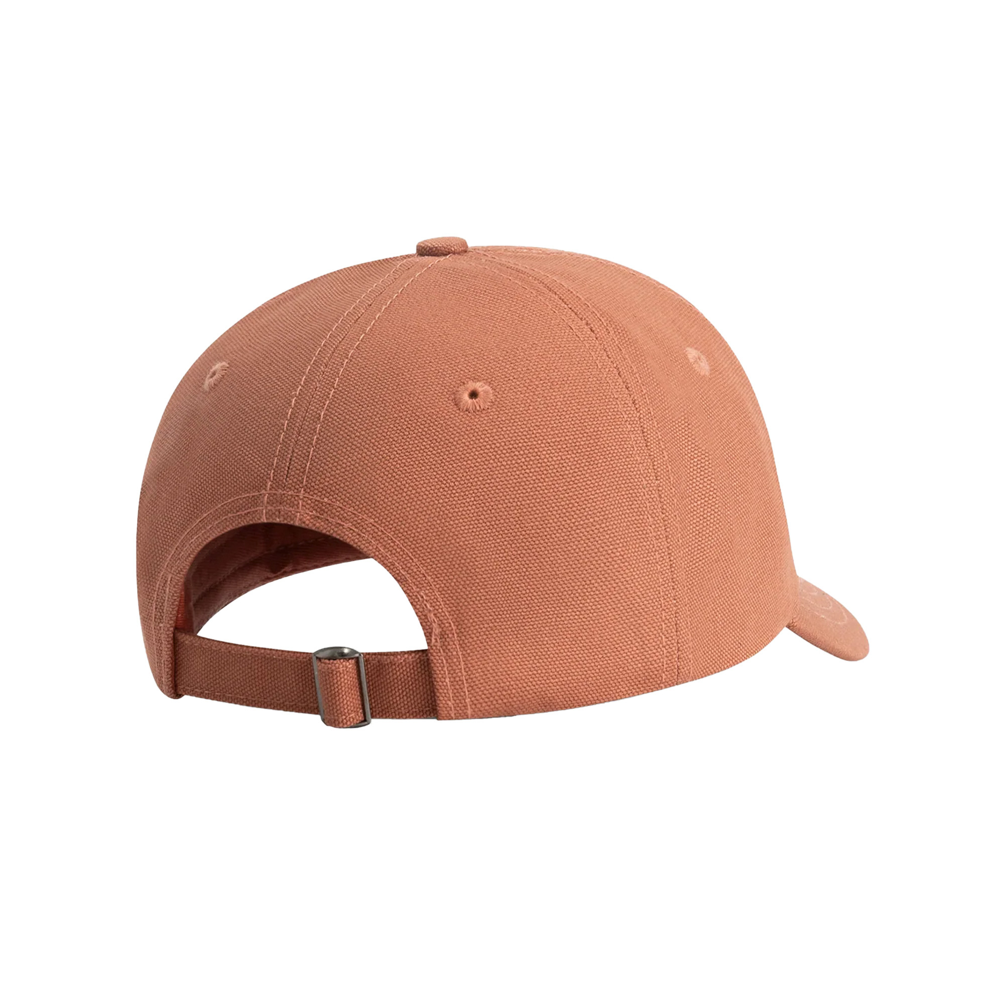 OLAF Monogram Washed Canvas Cap Burnt Coral