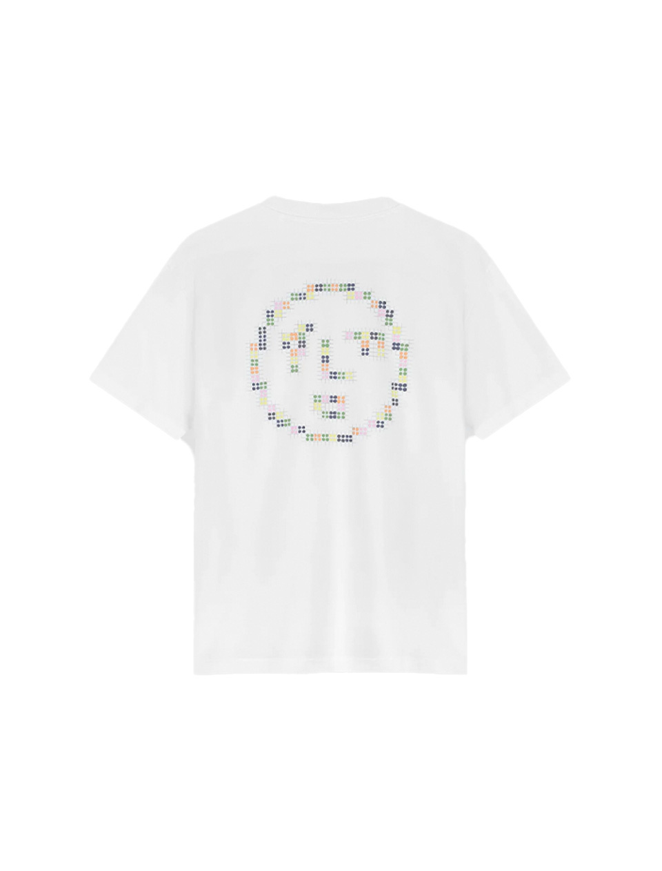 OLAF Dotted Face Tee Optical White