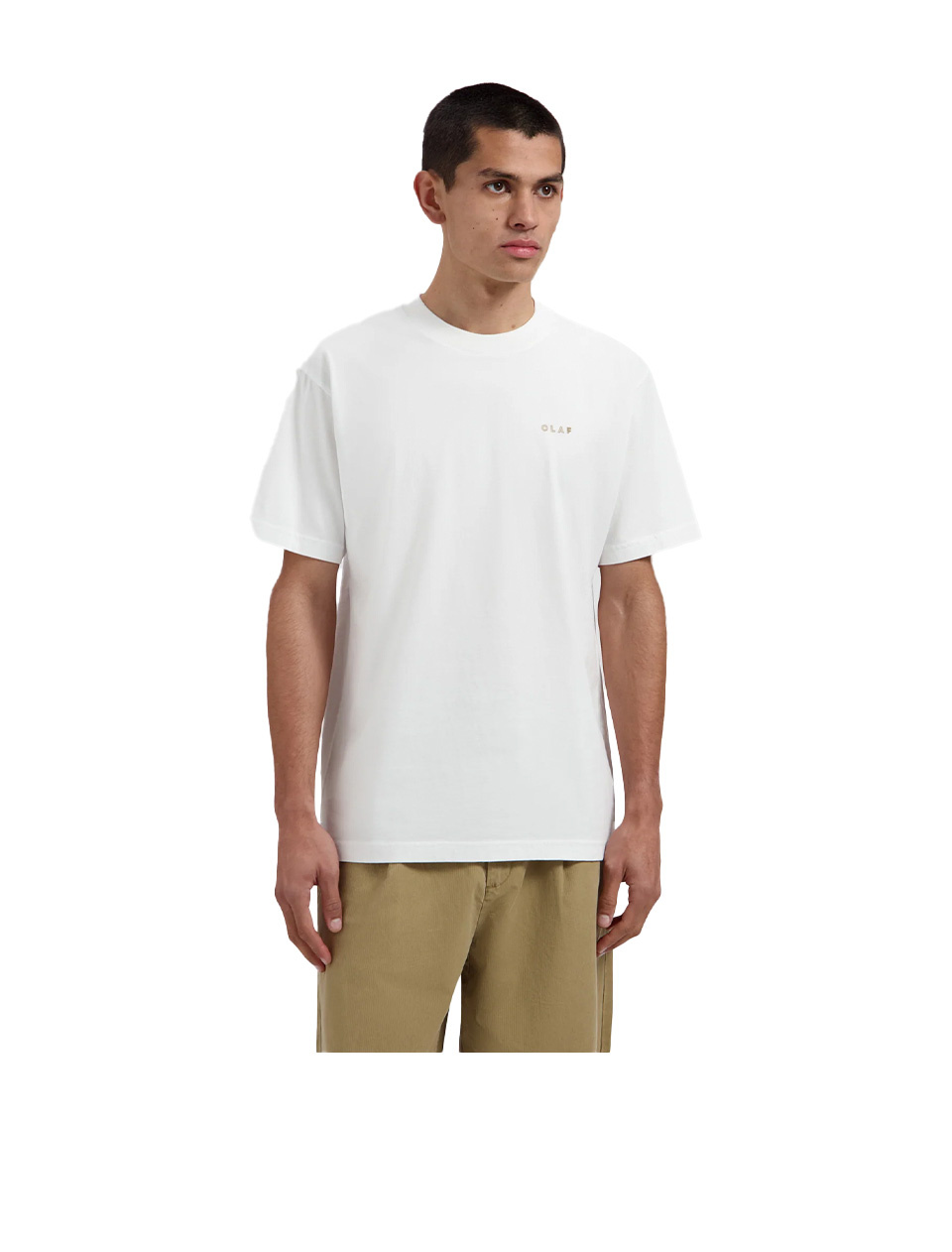 OLAF Felted Watercrest Tee Optical White