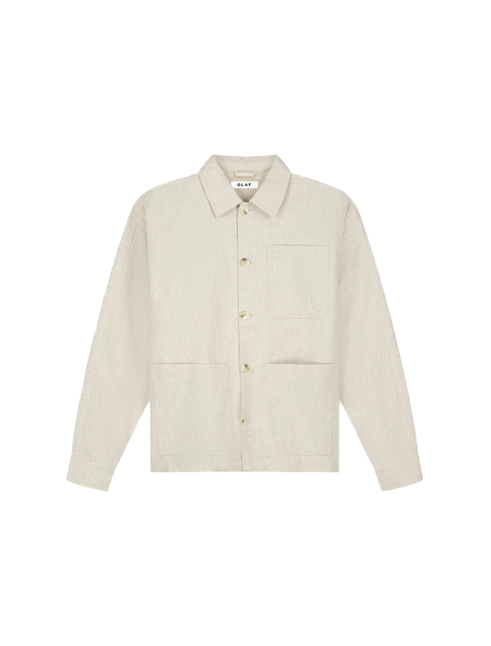 OLAF Linen Jacket Cement