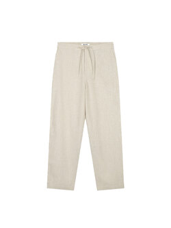 OLAF Linen Barrel Leg Pants Cement