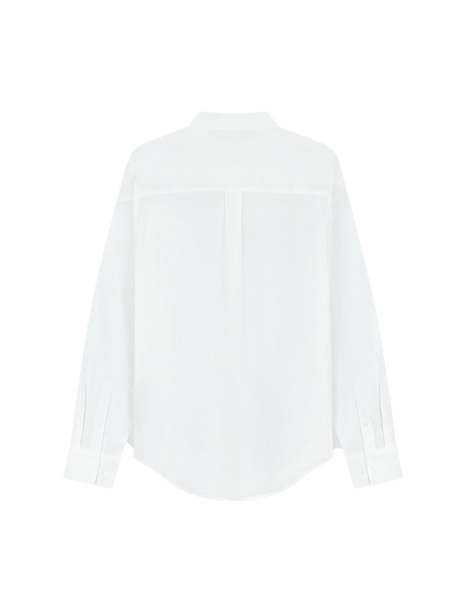 OLAF Linen Blend Relaxed Shirt Optical White