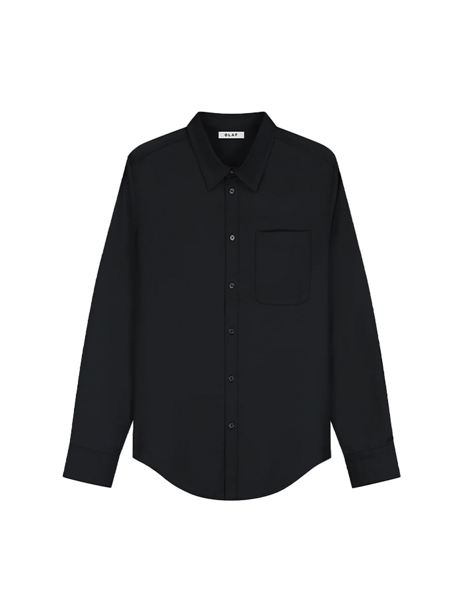 OLAF Tropical Wool Blend Shirt Black