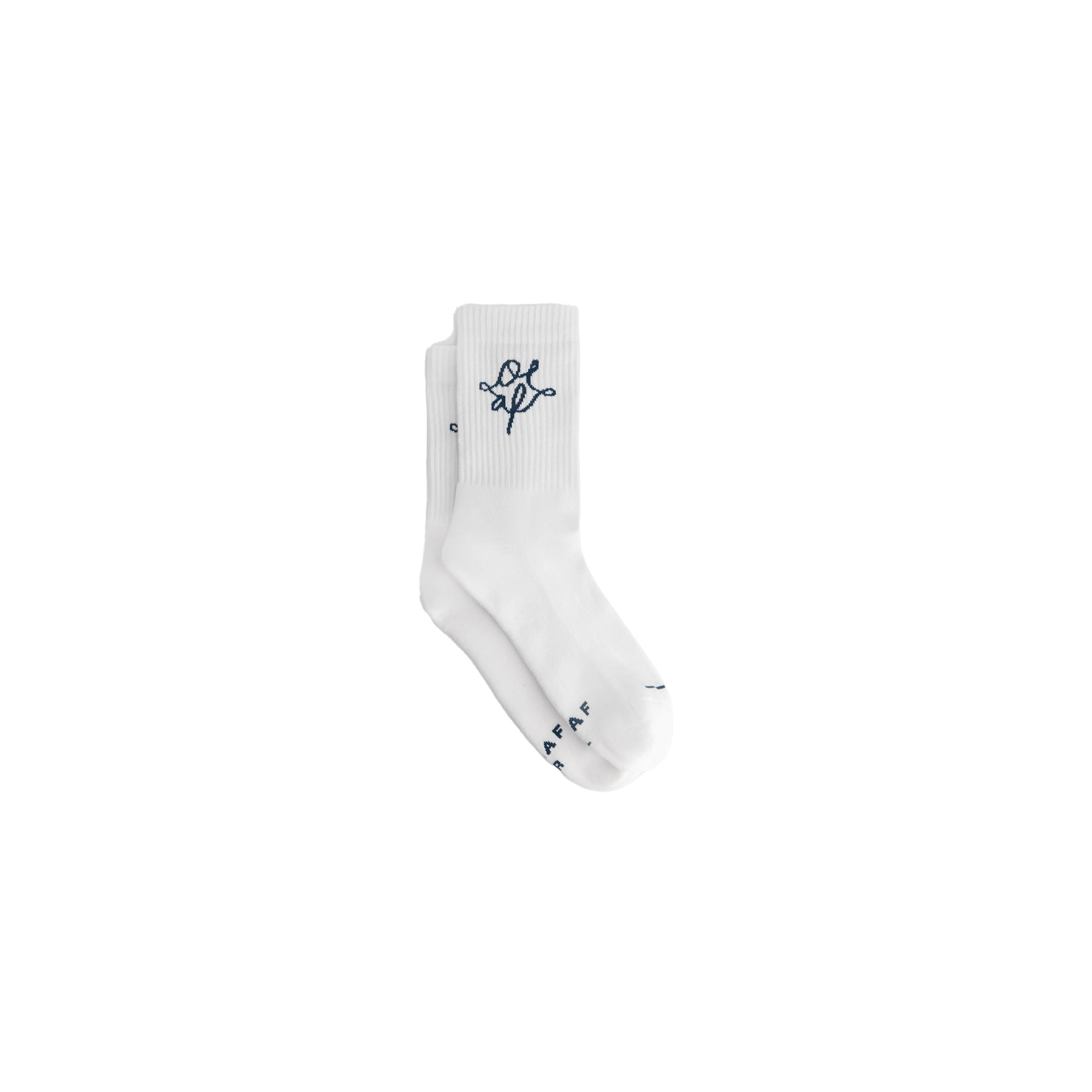 OLAF Monogram Socks Optical White