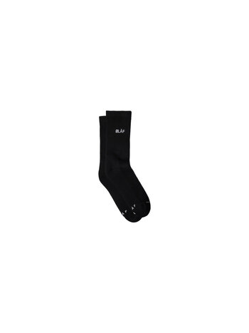 OLAF Mini Logo Socks Black White