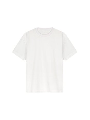 OLAF Dotted Monogram Tee Optical White