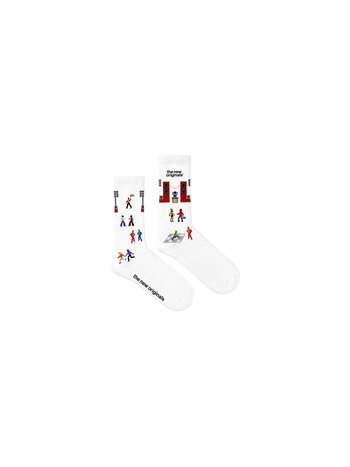 The New Originals Block Party Socks White