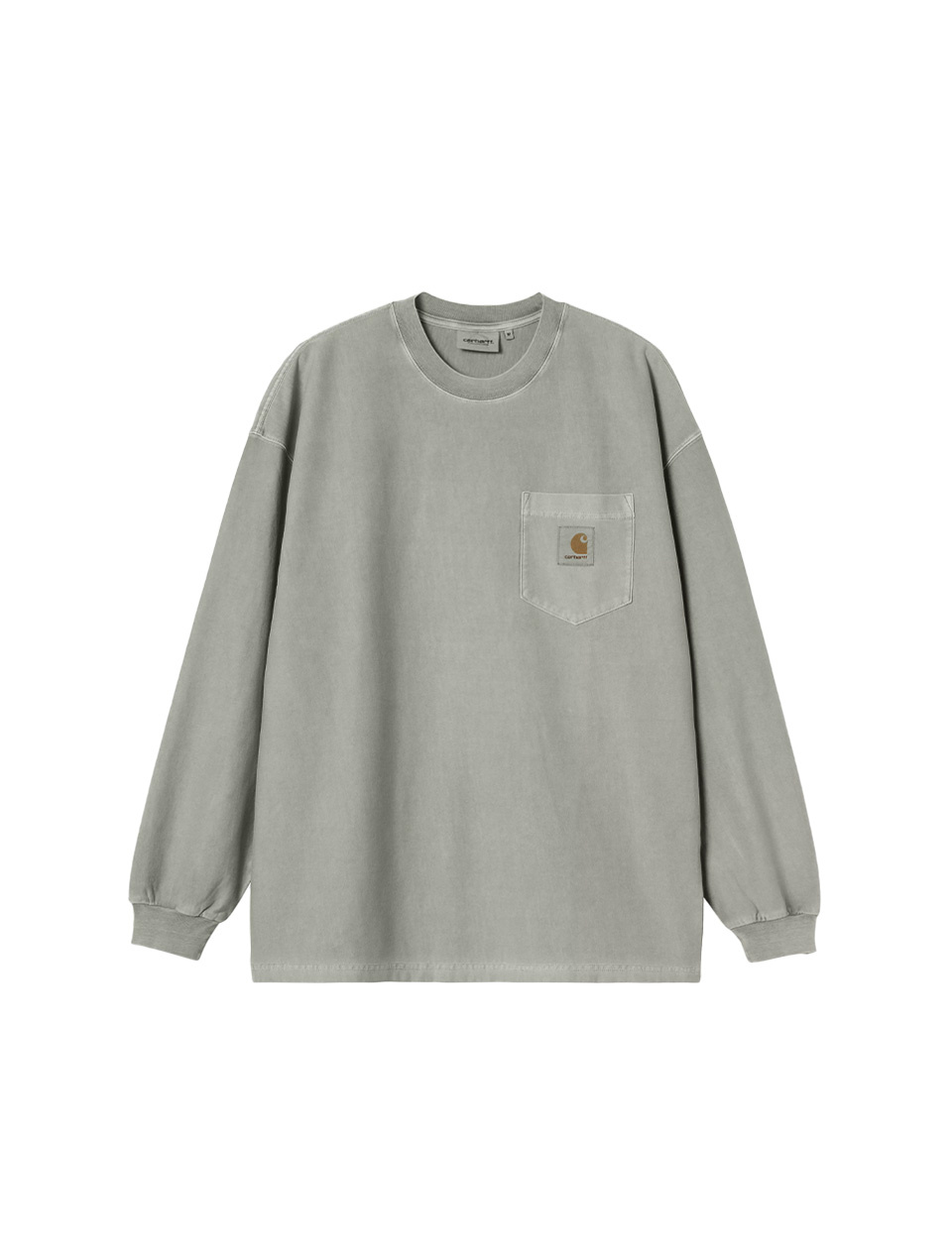 Carhartt WIP L/S Loose Pocket T-Shirt Shady Green Garment Dyed