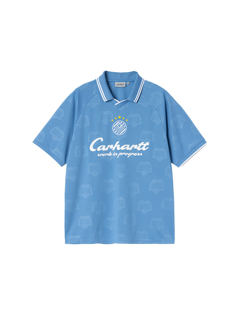 Carhartt WIP S/S Terrace Football T-Shirt Heart Train Jacquard Curacao