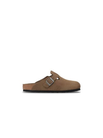 Birkenstock Boston Suede Dark Tea Tonal
