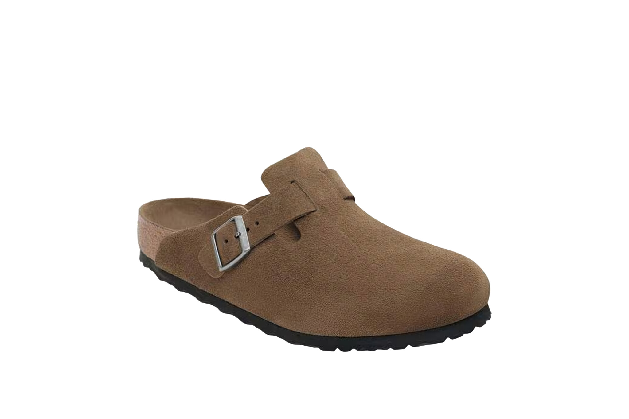 Birkenstock Boston Suede Dark Tea Tonal
