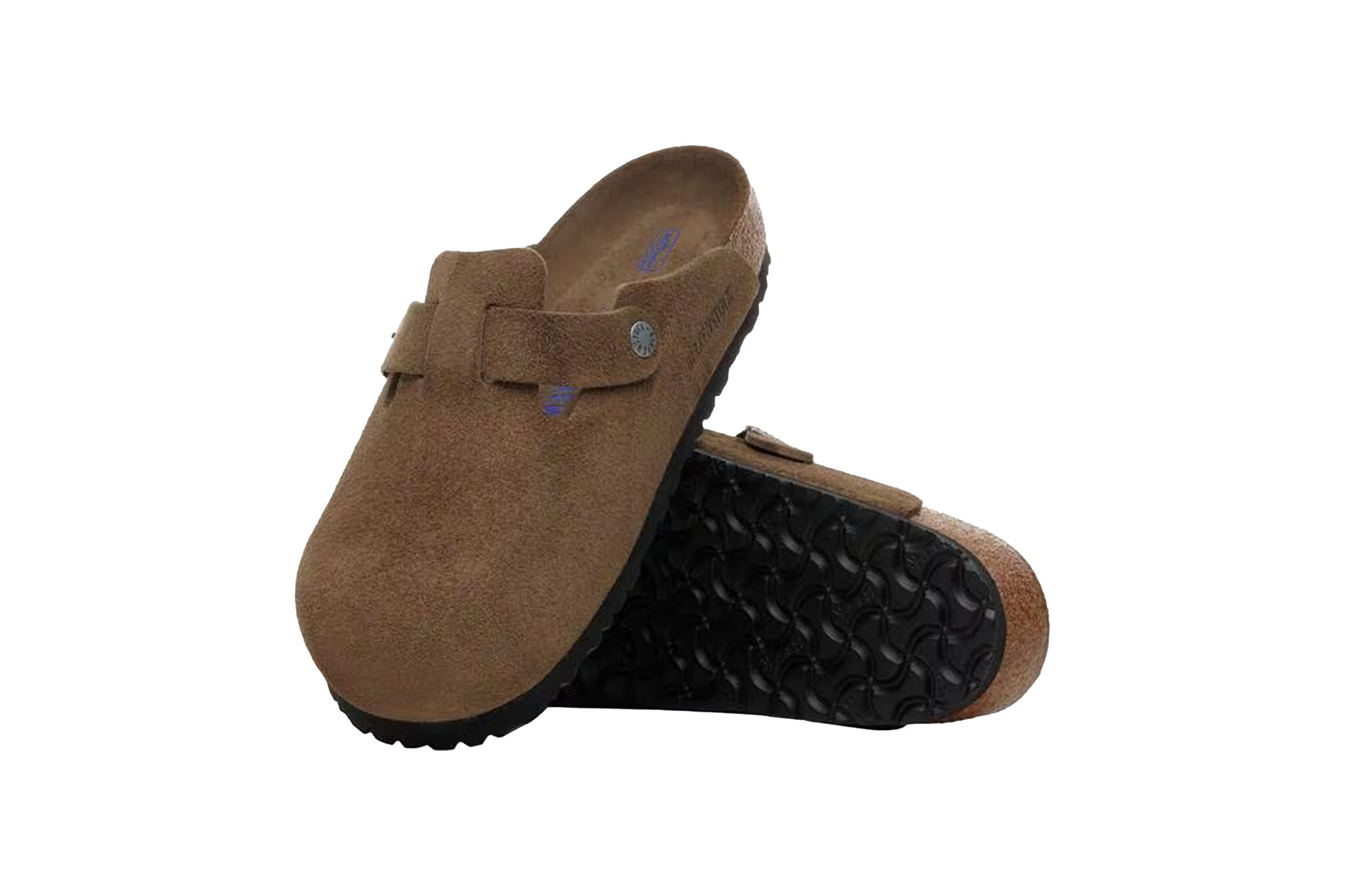 Birkenstock Boston Suede Dark Tea Tonal