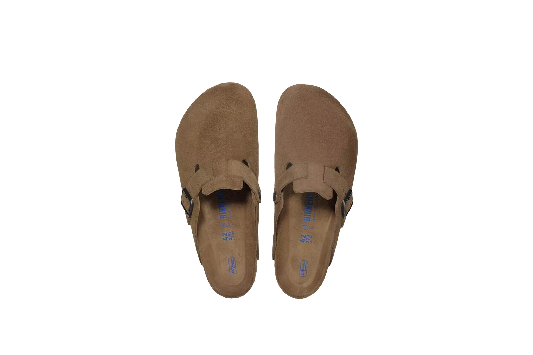 Birkenstock Boston Suede Dark Tea Tonal