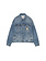 Carhartt WIP Helston Jacket Blue Destroy Wash Splatter
