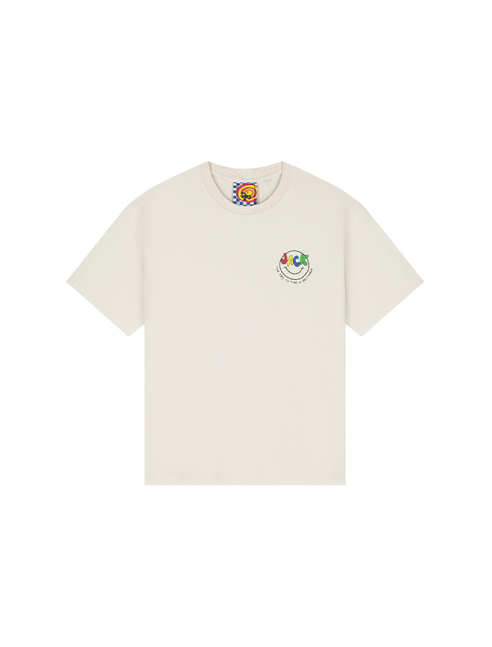 Lovelee Dae Let There Be House T-Shirt Vintage White