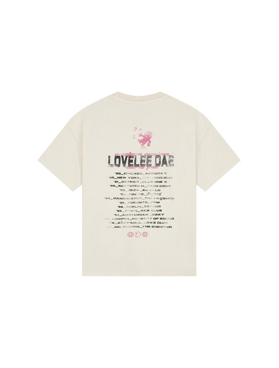 Lovelee Dae Worldtour T-Shirt Vintage White