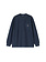 Carhartt WIP L/S Loose Pocket T-Shirt Dark Navy Garment Dyed