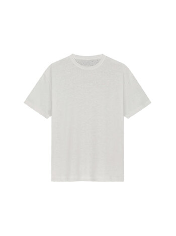 OLAF Essential Cotton Linen Tee Off-White