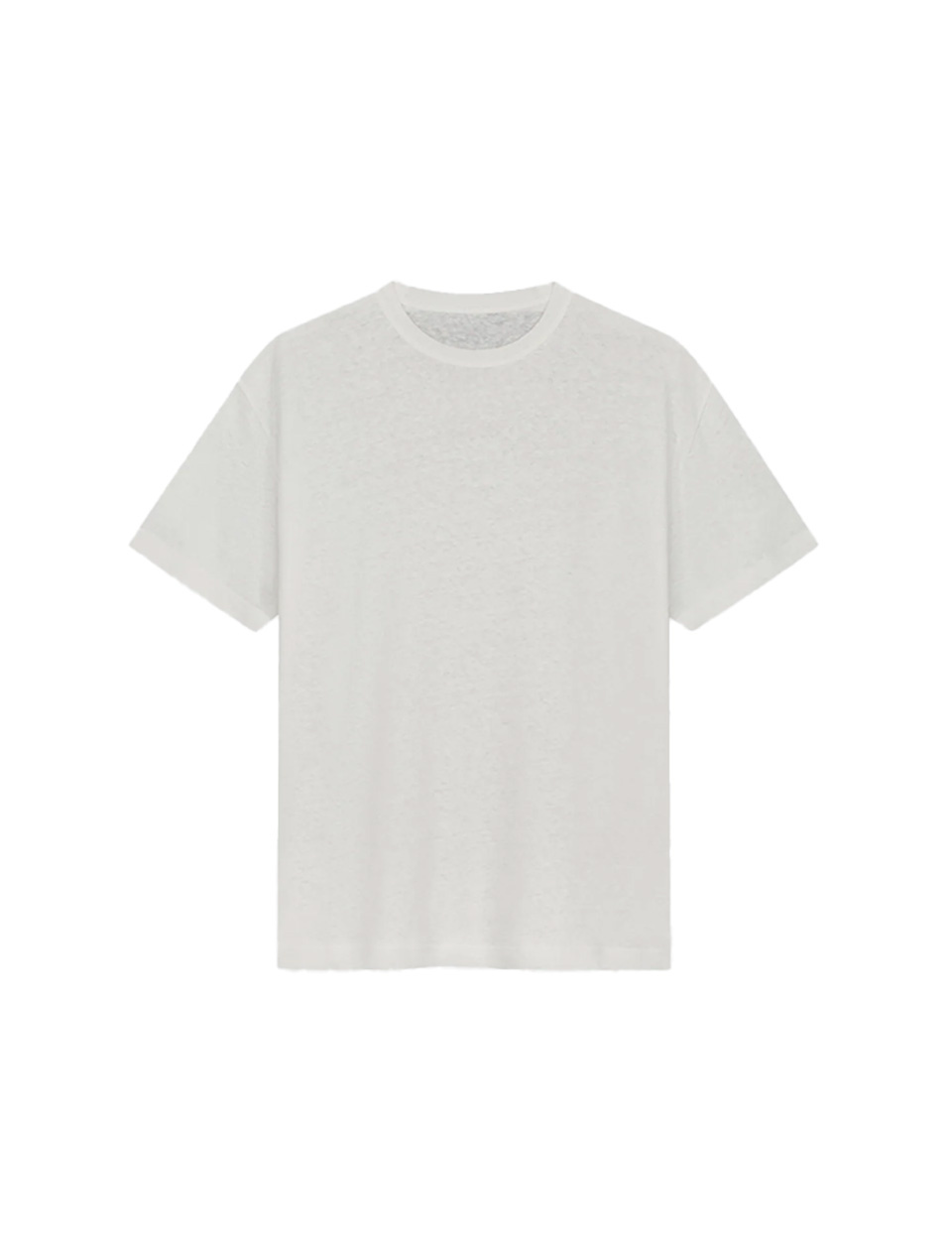 OLAF Essential Cotton Linen Tee Off-White