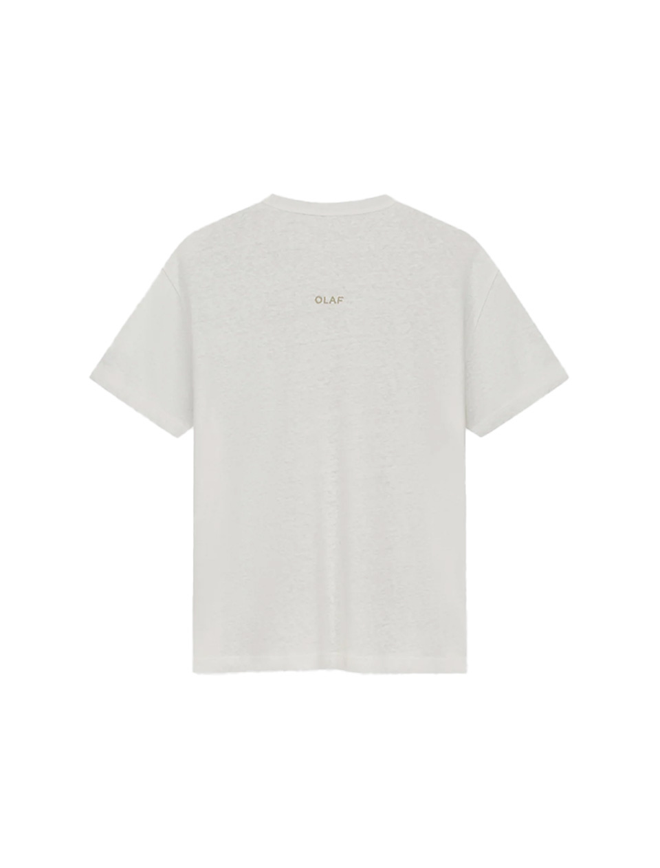 OLAF Essential Cotton Linen Tee Off-White