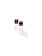 By Parra Signature Striped Crew Socks White