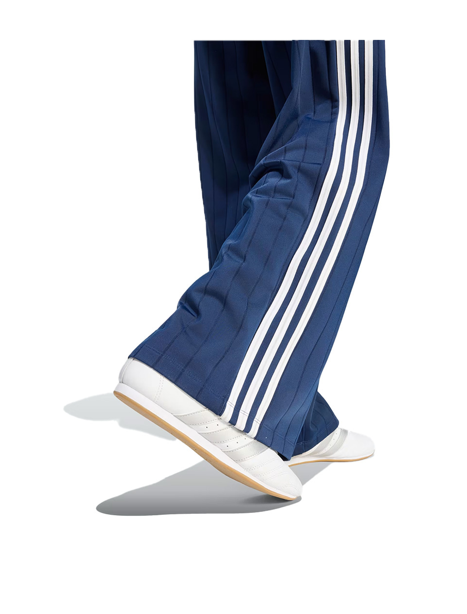 Adidas Pinstripe Firebird Loose Track Pants W Night Indigo White Grey Two