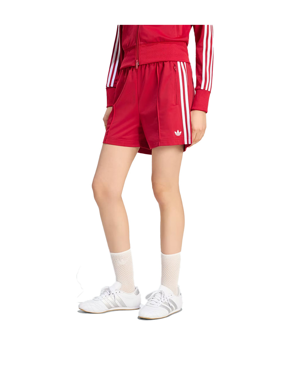 Adidas Firebird Shorts Red White