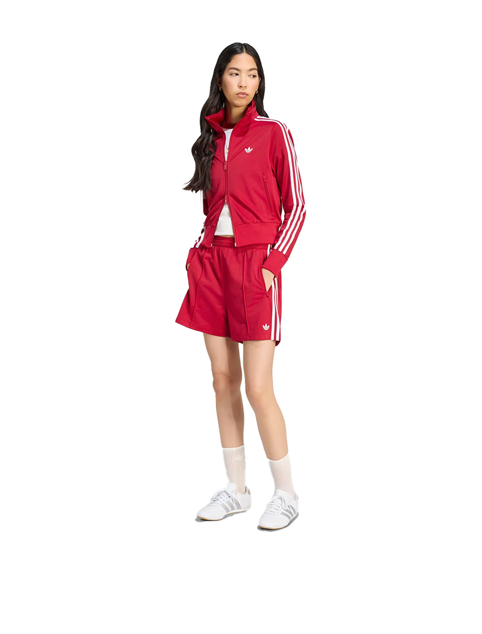 Adidas Firebird Shorts Red White