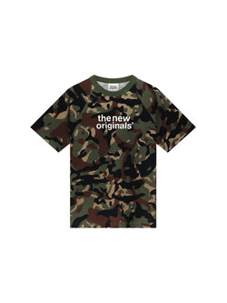 The New Originals Emblem Camo Waffle Tee Camo Print