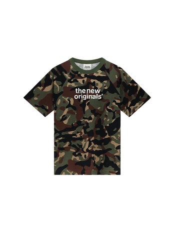 The New Originals Emblem Camo Waffle Tee Camo Print