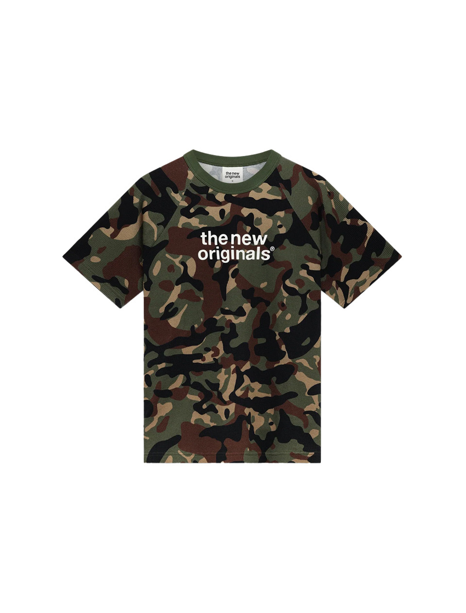 The New Originals Emblem Camo Waffle Tee Camo Print