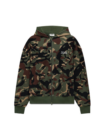 The New Originals CATNA Zip Up Hoodie Camo Print
