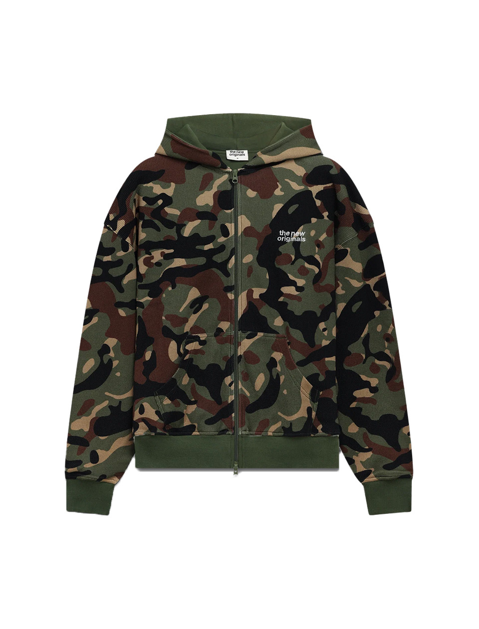 The New Originals CATNA Zip Up Hoodie Camo Print