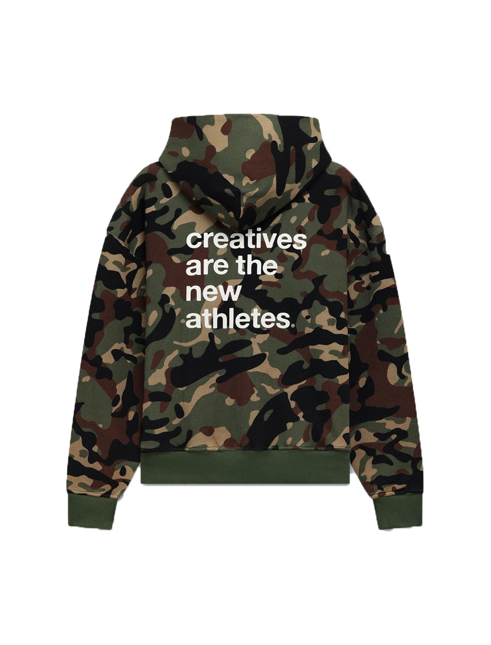 The New Originals CATNA Zip Up Hoodie Camo Print