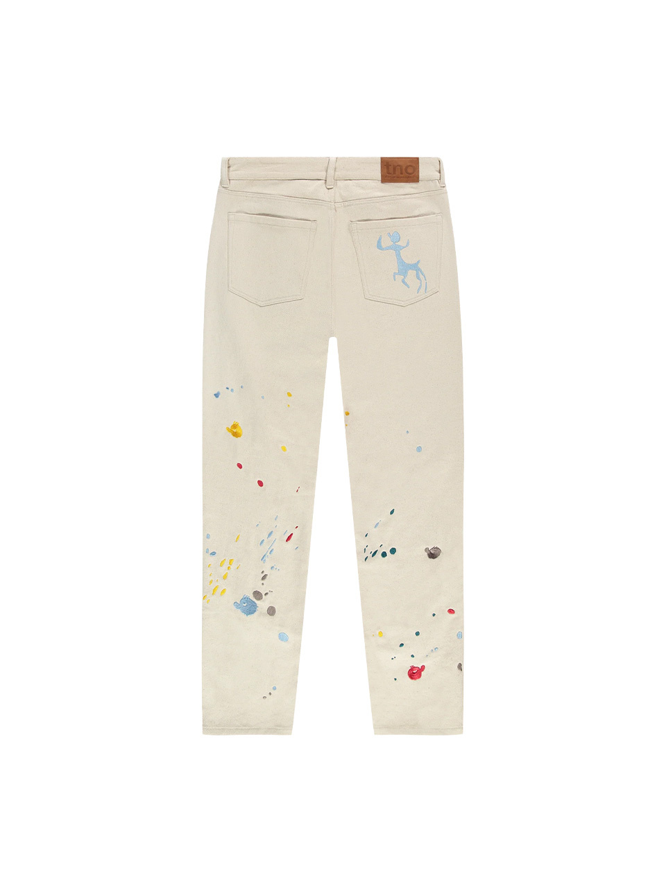 The New Originals Freddy Paint Jeans White Alyssum