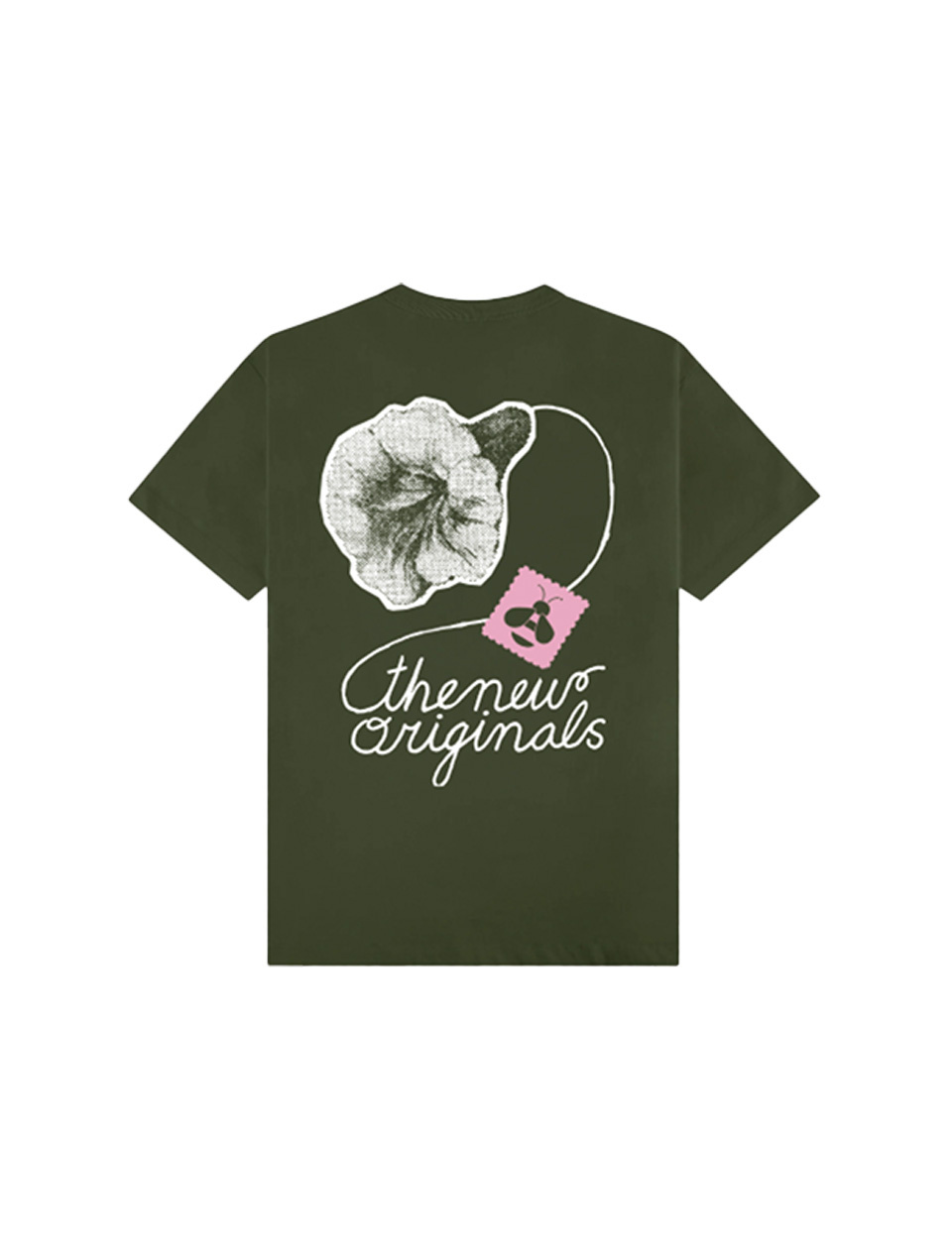 The New Originals Postal Bee Tee Golden Moss