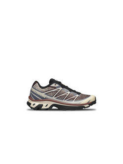 Salomon XT-6 Shadow Almond Milk Black Coffee Bitter Chocolate