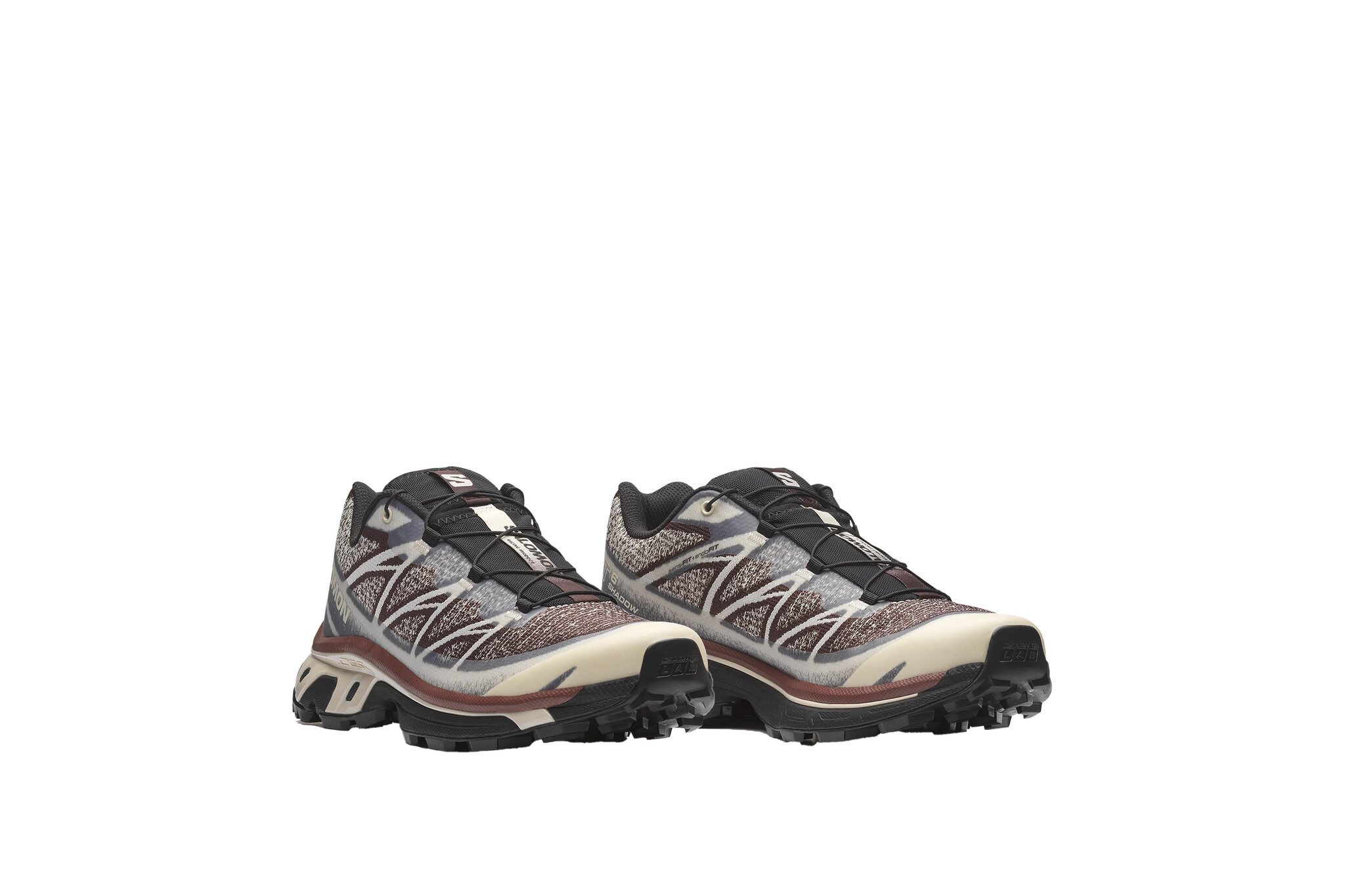 Salomon XT-6 Shadow Almond Milk Black Coffee Bitter Chocolate
