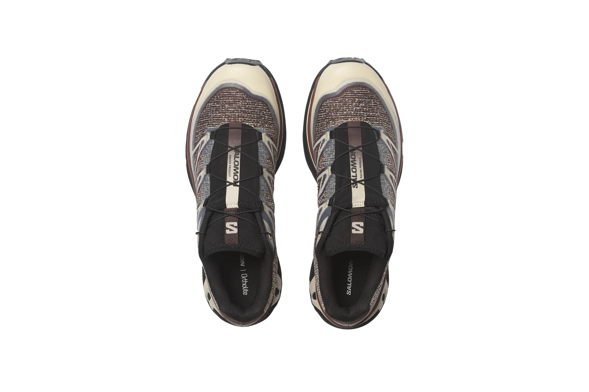 Salomon XT-6 Shadow Almond Milk Black Coffee Bitter Chocolate