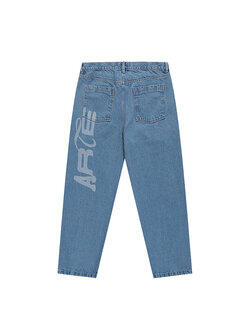 Arte Antwerp Stencil Uniform Denim Pants Denim Bleach