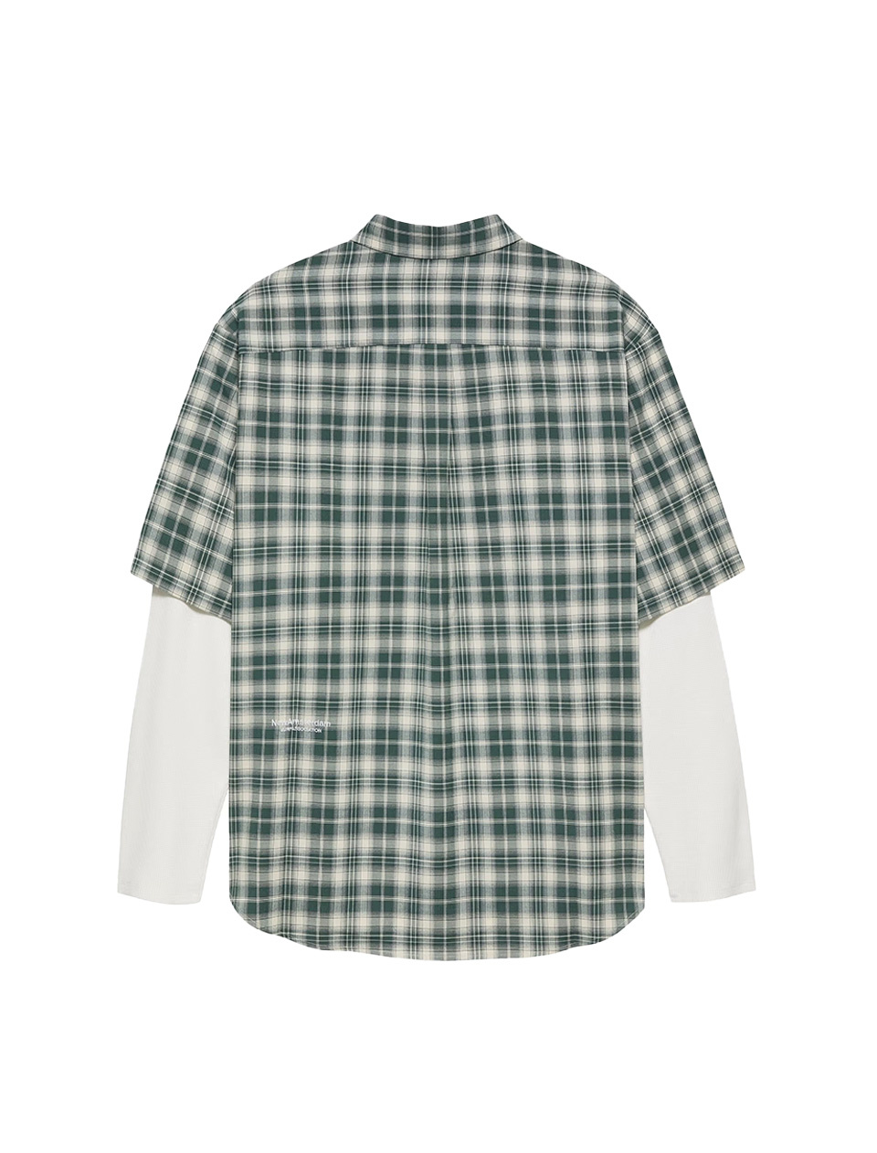 New Amsterdam Surf Association Double Layer Shirt Green White Check