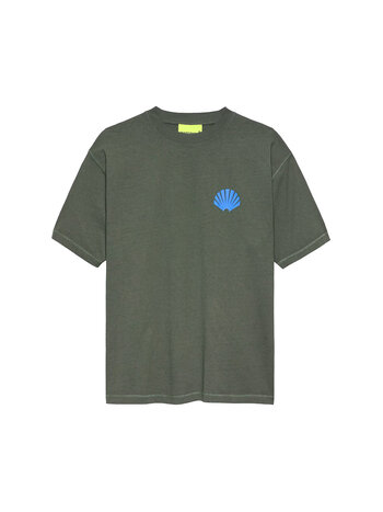New Amsterdam Surf Association Logo Tee Teal Deap Sea