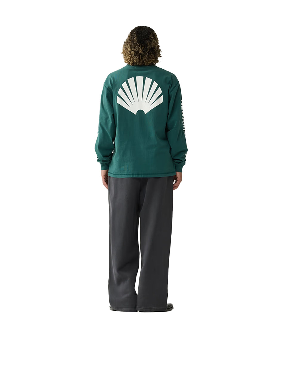 New Amsterdam Surf Association Logo Longsleeve Bottle Green White