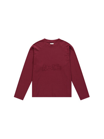 Arte Antwerp Mesh Aero Patch Longsleeve Bordeaux