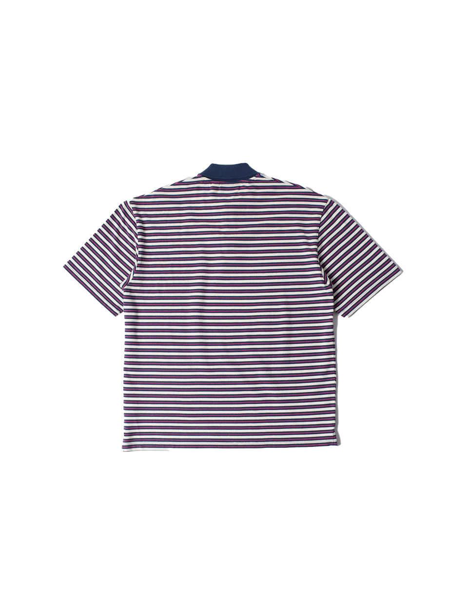 By Parra Flag Striper PoloShirt Purple Pink