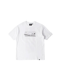 By Parra Vertical Thoughts T-Shirt White