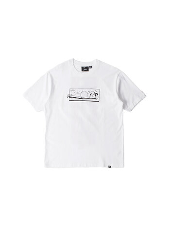 By Parra Vertical Thoughts T-Shirt White