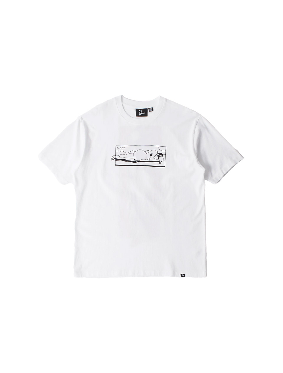 By Parra Vertical Thoughts T-Shirt White
