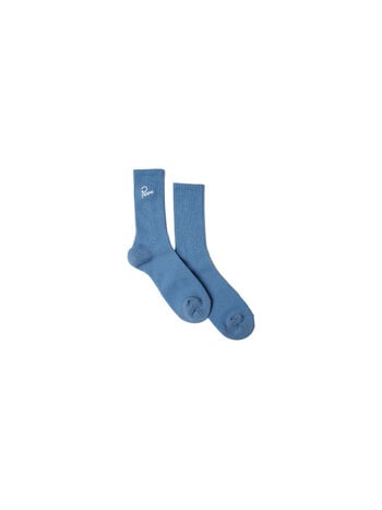 By Parra Signature Crew Socks Blue